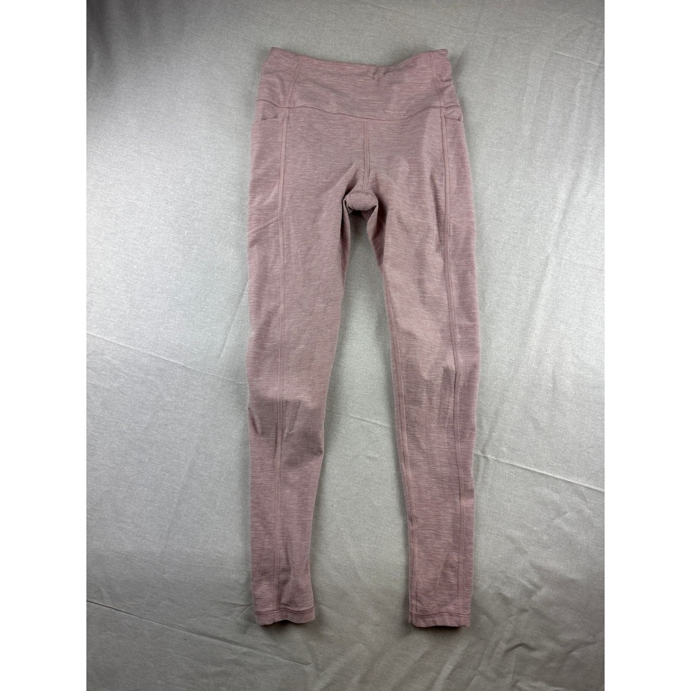 Victorias Secret Pink Space Dye High Rise Leggings with Pockets Mauve Size 4
